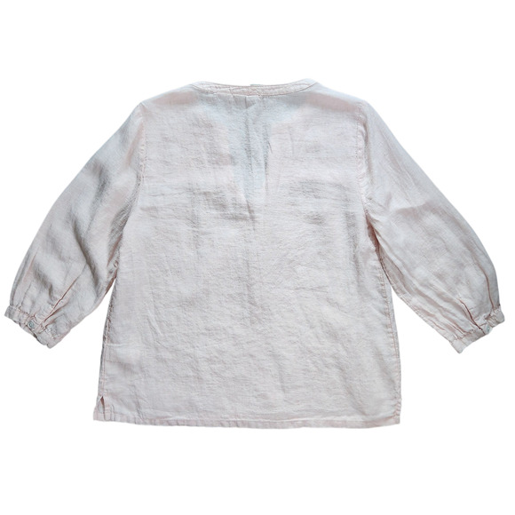 Joie peasant blouse linen light pink size L - Picture 3 of 7